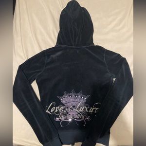 Emo Zip Up Juicy Couture 🖤🐈‍⬛